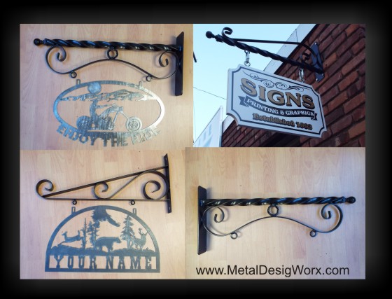 Metal Scroll Brackets Metal Sign Holders